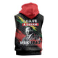 MLK Honoring The Legacy Sleeveless Zip Hoodie Black Version - African Pride