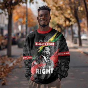 MLK Honoring The Legacy Sweatshirt Black Version