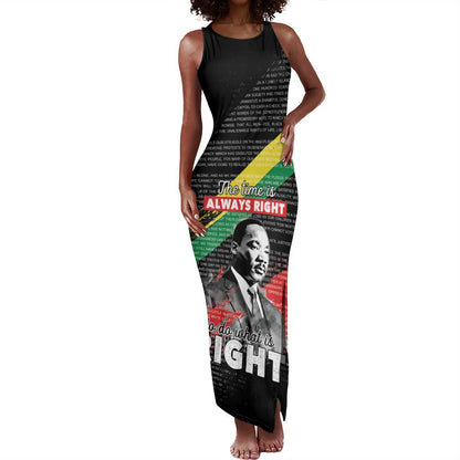 MLK Honoring The Legacy Tank Maxi Dress Black Version