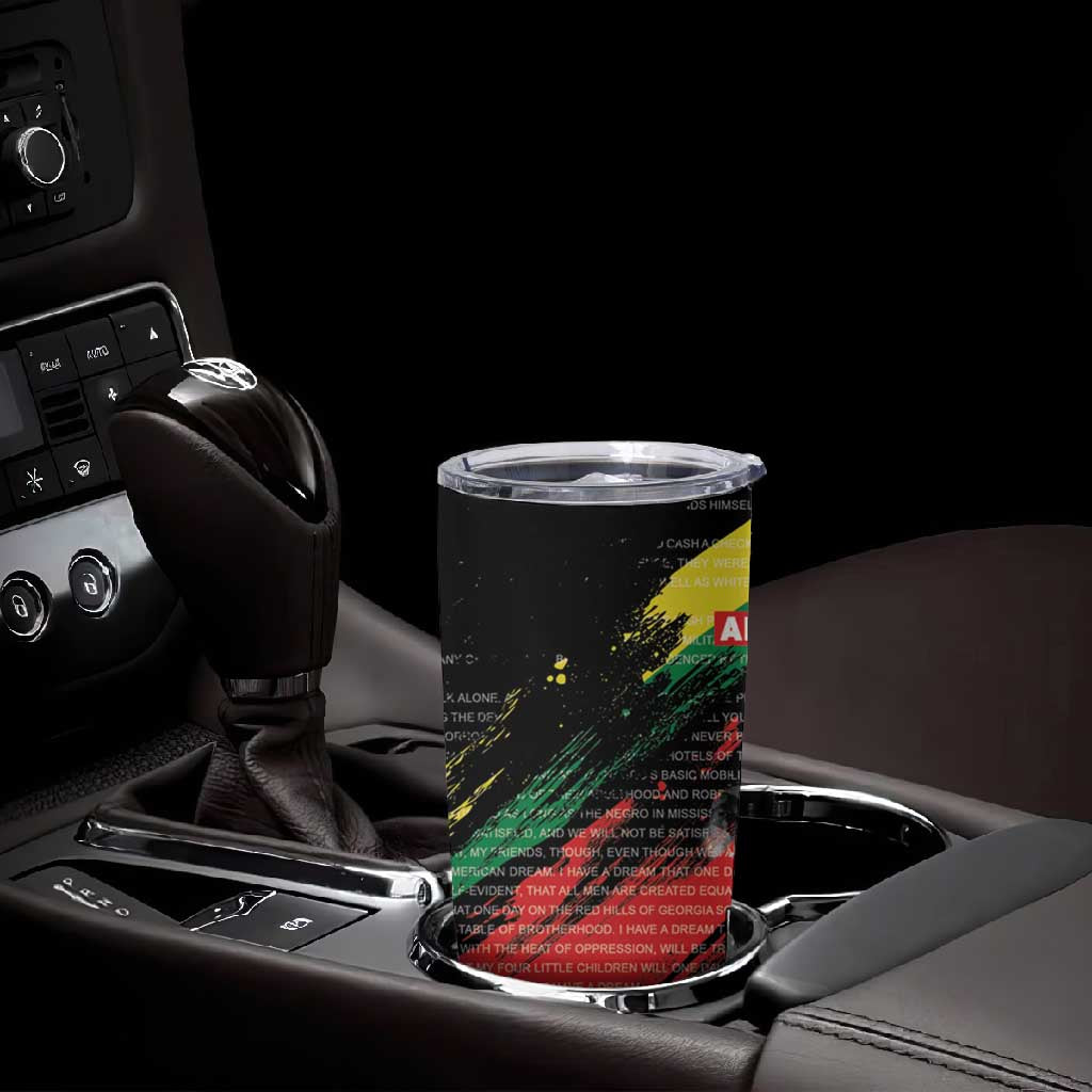 MLK Honoring The Legacy Tumbler Cup Black Version
