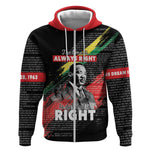 MLK Honoring The Legacy Zip Hoodie Black Version