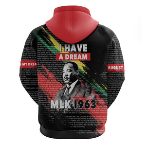 MLK Honoring The Legacy Zip Hoodie Black Version