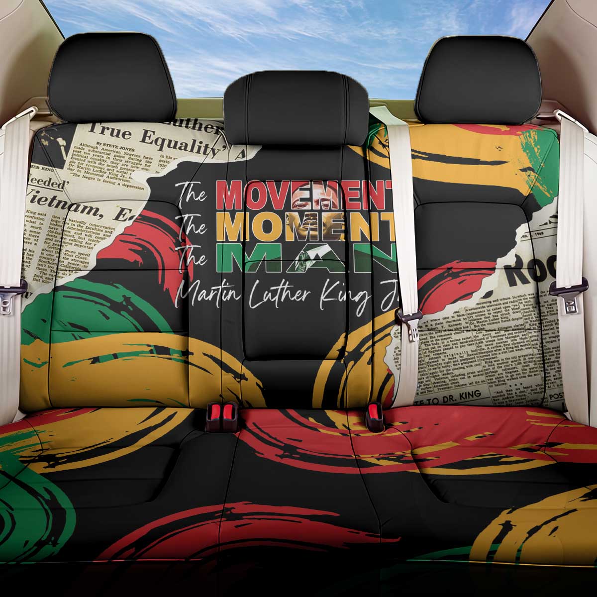Remembering The Legacy Of MLK Back Car Seat Cover
