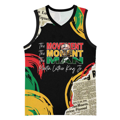 Remembering The Legacy Of MLK Basketball Jersey LT05