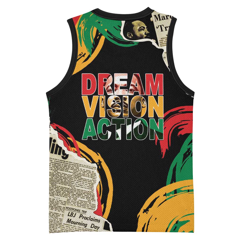 Remembering The Legacy Of MLK Basketball Jersey LT05