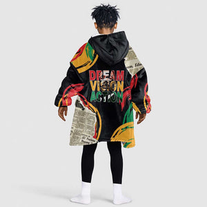 Remembering The Legacy Of MLK Kid Wearable Blanket Hoodie