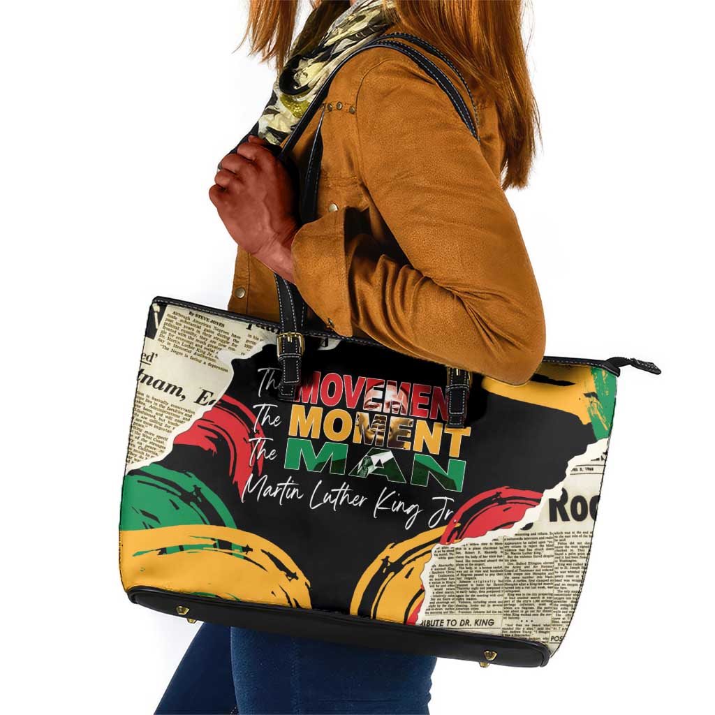 Remembering The Legacy Of MLK Leather Tote Bag