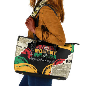 Remembering The Legacy Of MLK Leather Tote Bag