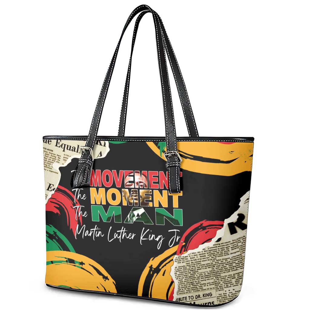 Remembering The Legacy Of MLK Leather Tote Bag