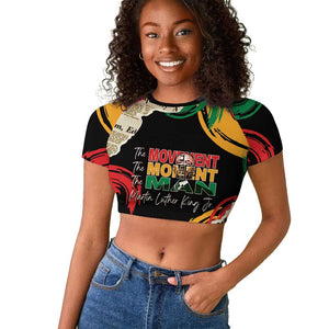 Remembering The Legacy Of MLK Raglan Cropped T shirt