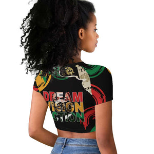 Remembering The Legacy Of MLK Raglan Cropped T shirt
