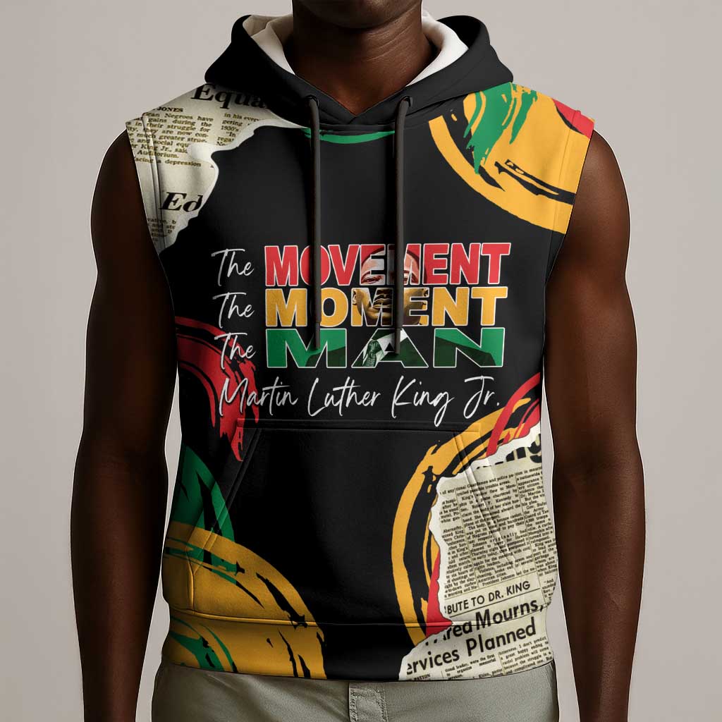 Remembering The Legacy Of MLK Sleeveless Hoodie - African Pride