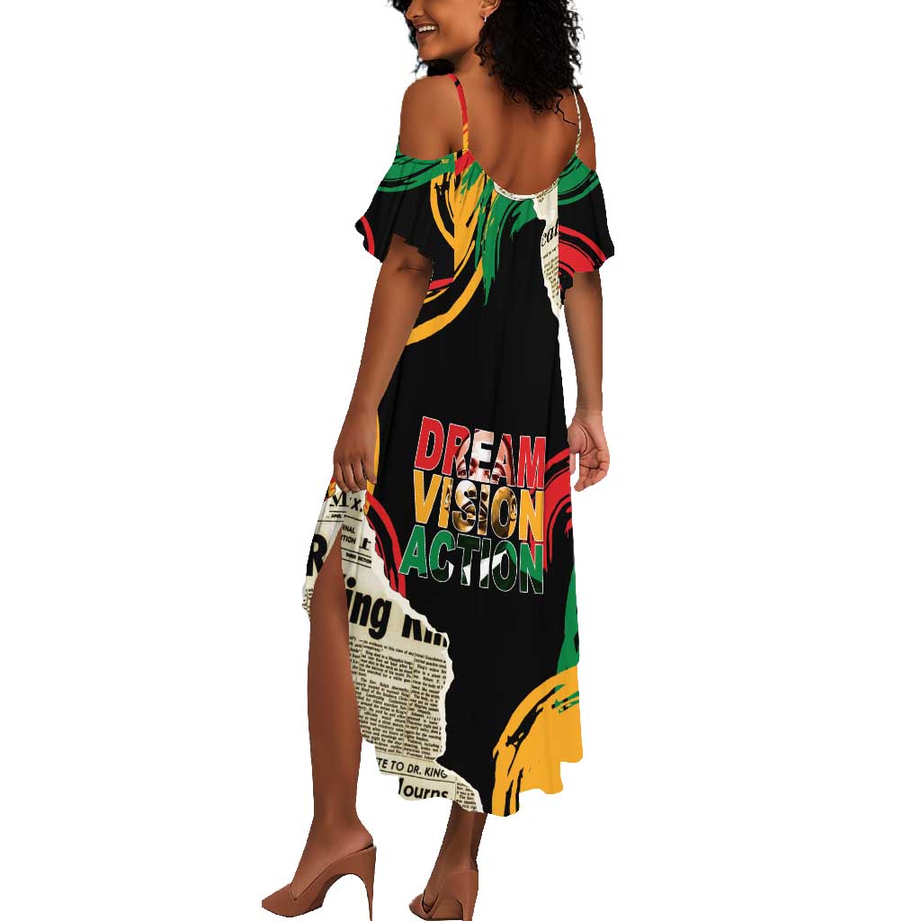 Remembering The Legacy Of MLK Summer Maxi Dress