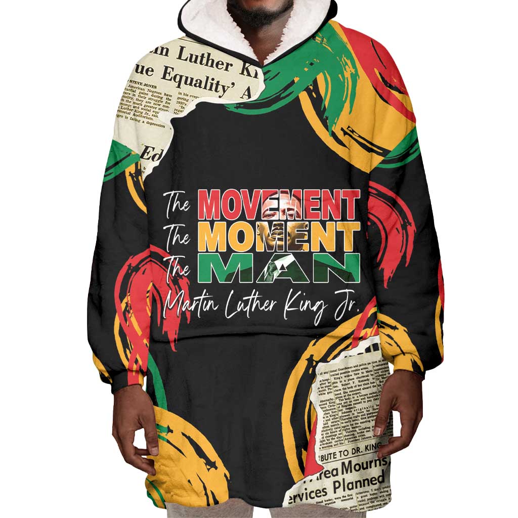 Remembering The Legacy Of MLK Wearable Blanket Hoodie
