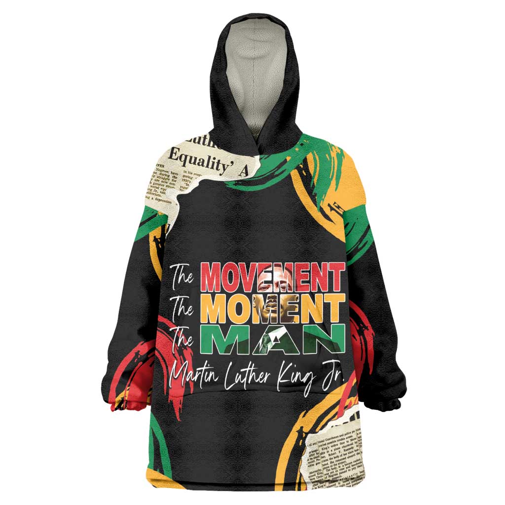 Remembering The Legacy Of MLK Wearable Blanket Hoodie