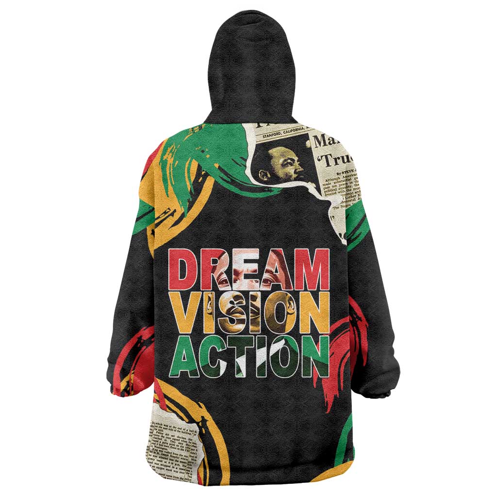 Remembering The Legacy Of MLK Wearable Blanket Hoodie