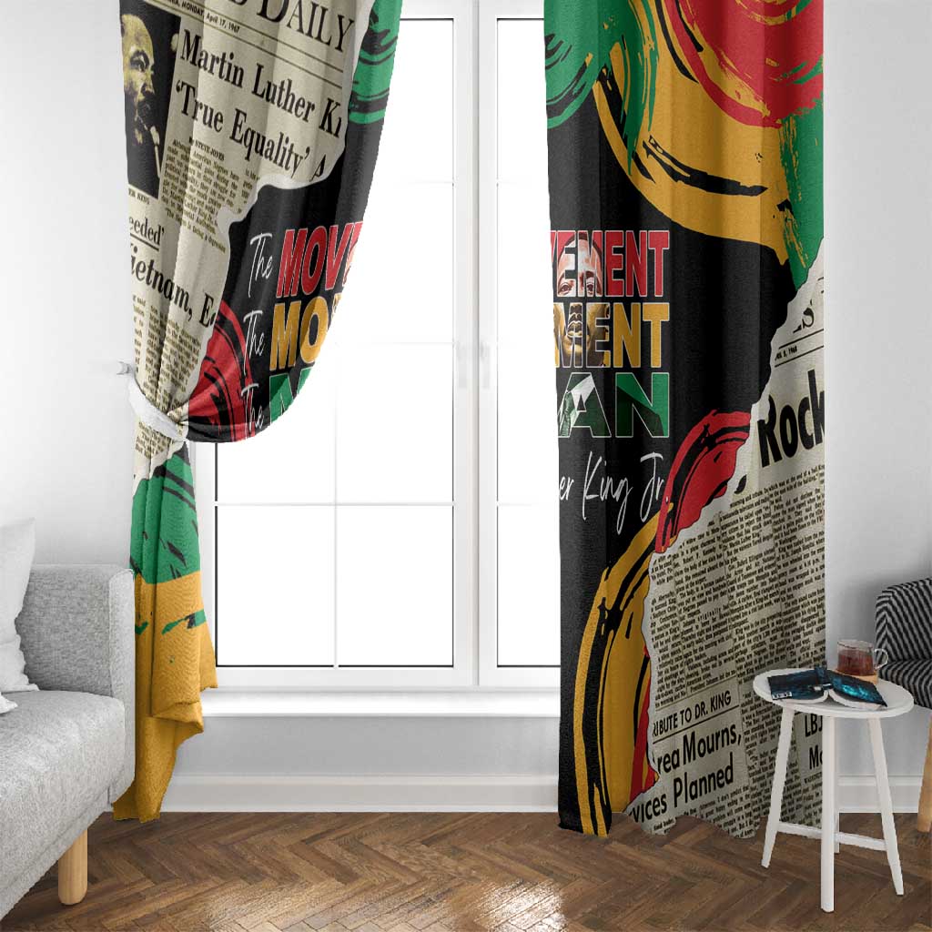 Remembering The Legacy Of MLK Window Curtain