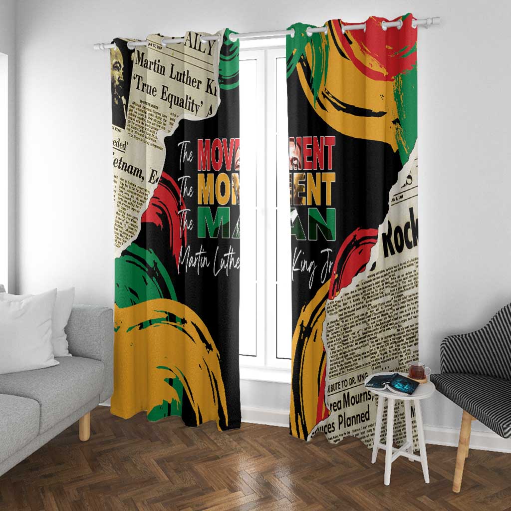 Remembering The Legacy Of MLK Window Curtain