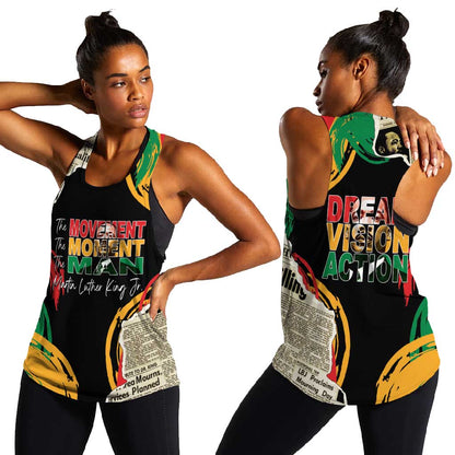 Remembering The Legacy Of MLK Women Racerback Tank