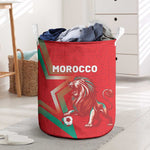 Morocco WC Football 2026 Laundry Basket Go Champions Lion Spirit - African Pride