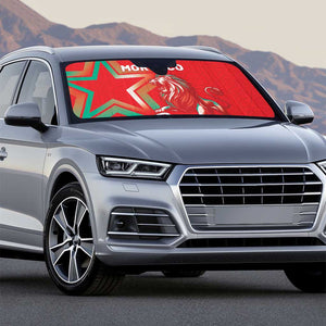 Morocco WC Football 2026 Auto Sun Shade Go Champions Lion Spirit - African Pride