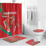 Morocco WC Football 2026 Bathroom Set Go Champions Lion Spirit - African Pride