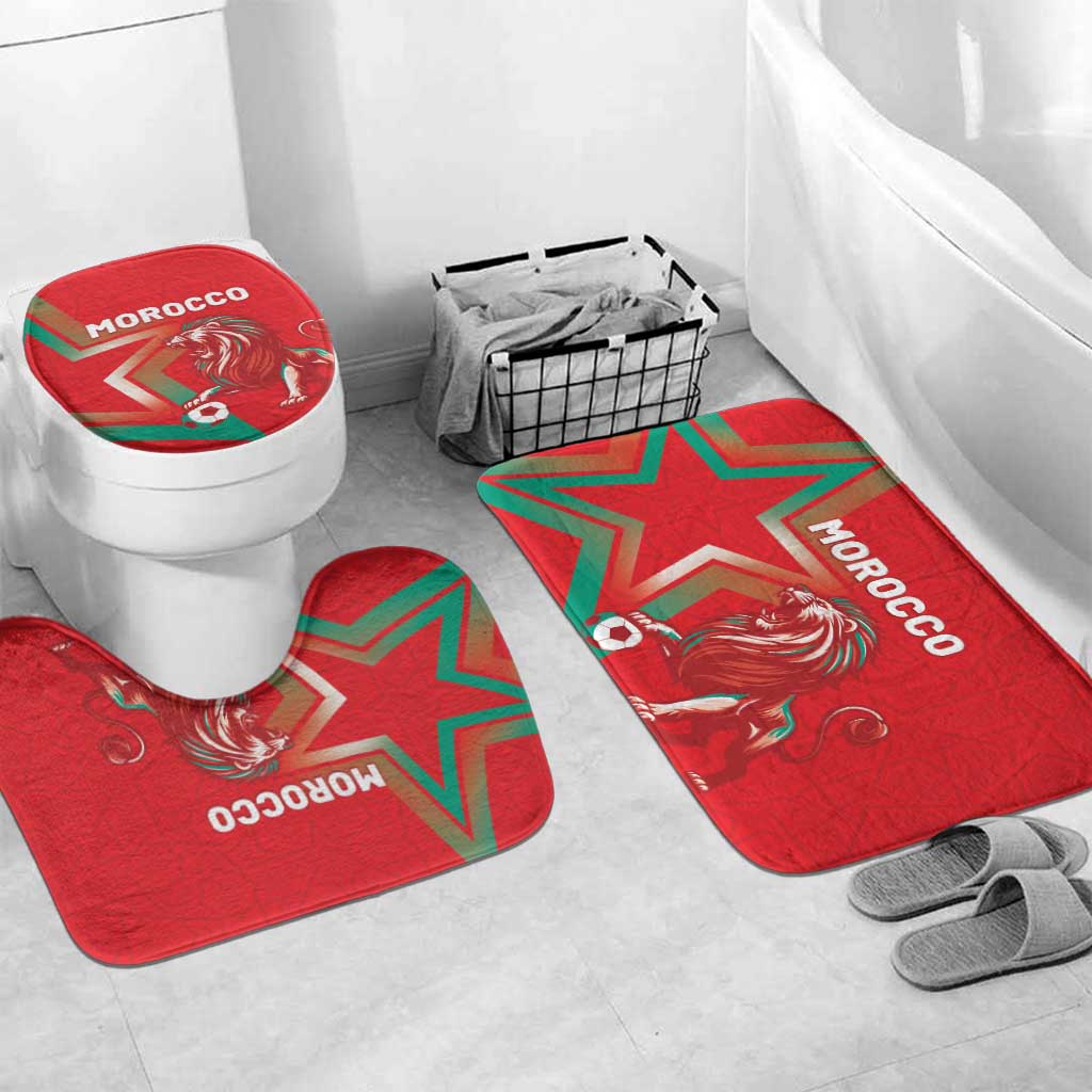 Morocco WC Football 2026 Bathroom Set Go Champions Lion Spirit - African Pride