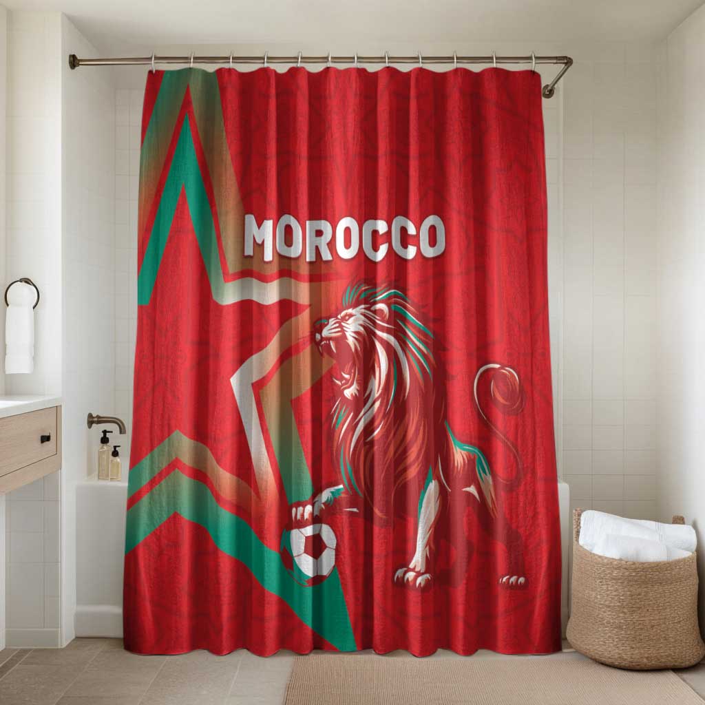 Morocco WC Football 2026 Bathroom Set Go Champions Lion Spirit - African Pride