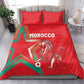 Morocco WC Football 2026 Bedding Set Go Champions Lion Spirit - African Pride