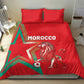 Morocco WC Football 2026 Bedding Set Go Champions Lion Spirit - African Pride