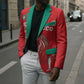 Custom Morocco WC Football 2026 Blazer Go Champions Lion Spirit - African Pride