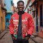 Custom Morocco WC Football 2026 Bomber Jacket Go Champions Lion Spirit - African Pride