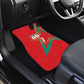 Custom Morocco WC Football 2026 Car Mats Go Champions Lion Spirit - African Pride