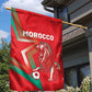 Morocco WC Football 2026 Garden Flag Go Champions Lion Spirit - African Pride