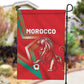 Morocco WC Football 2026 Garden Flag Go Champions Lion Spirit - African Pride
