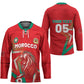 Custom Morocco WC Football 2026 Hockey Jersey Go Champions Lion Spirit - African Pride