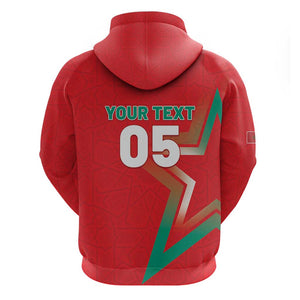 Custom Morocco WC Football 2026 Hoodie Go Champions Lion Spirit - African Pride