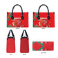 Morocco WC Football 2026 Leather Bag Go Champions Lion Spirit - African Pride