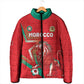 Custom Morocco WC Football 2026 Padded Jacket Go Champions Lion Spirit - African Pride