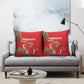Morocco WC Football 2026 Pillow Cover Go Champions Lion Spirit - African Pride