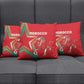 Morocco WC Football 2026 Pillow Cover Go Champions Lion Spirit - African Pride