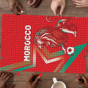 Morocco WC Football 2026 Puzzle Go Champions Lion Spirit - African Pride