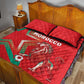 Morocco WC Football 2026 Quilt Bed Set Go Champions Lion Spirit - African Pride