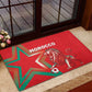 Morocco WC Football 2026 Rubber Doormat Go Champions Lion Spirit - African Pride