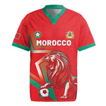 Custom Morocco WC Football 2026 Rugby Jersey Go Champions Lion Spirit - African Pride