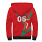 Custom Morocco WC Football 2026 Sherpa Hoodie Go Champions Lion Spirit - African Pride