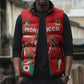 Custom Morocco WC Football 2026 Sleeveless Puffer Jacket Go Champions Lion Spirit - African Pride