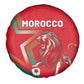 Morocco WC Football 2026 Spare Tire Cover Go Champions Lion Spirit - African Pride