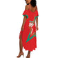 Custom Morocco WC Football 2026 Summer Maxi Dress Go Champions Lion Spirit LT05