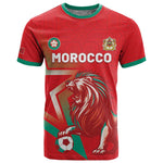 Custom Morocco WC Football 2026 T shirt Go Champions Lion Spirit - African Pride